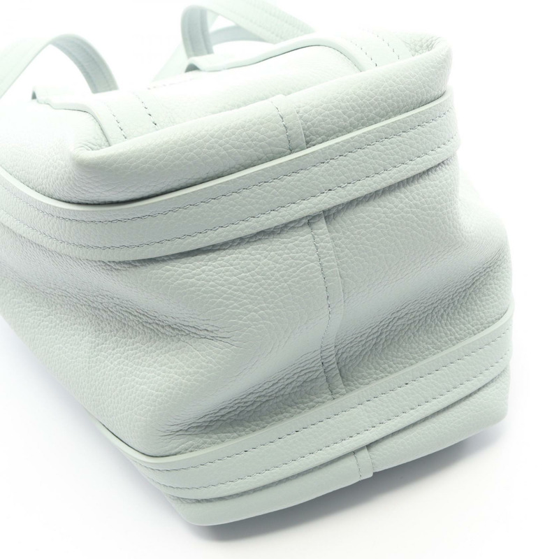 BALENCIAGA Everyday XS 南北向單肩手提包 672793 皮革 綠色 二手-4