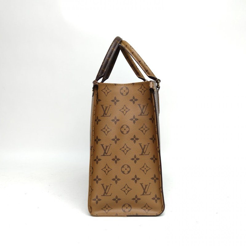 LOUIS VUITTON Onthego中號35老花PVC晶片肩背包-3