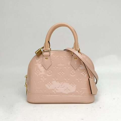LOUIS VUITTON ALMA貝殼包BB粉色漆皮2018肩背包