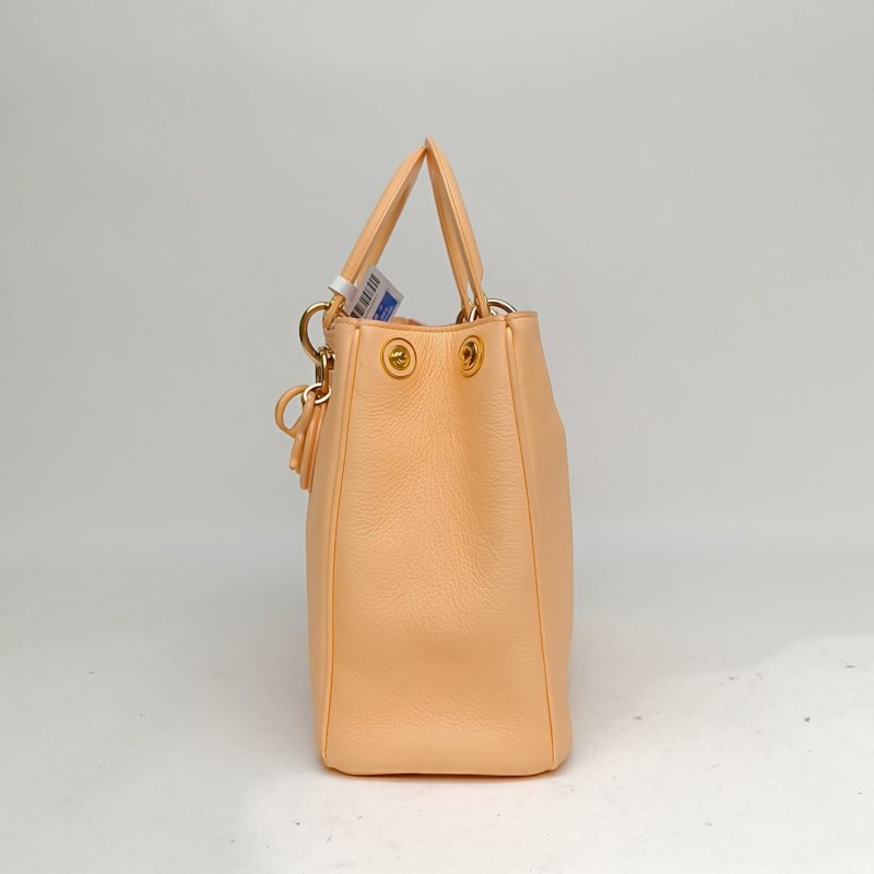 DIOR VIP小號32橘色牛皮金扣2013肩背包-1