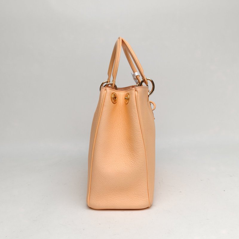 DIOR VIP小號32橘色牛皮金扣2013肩背包-3