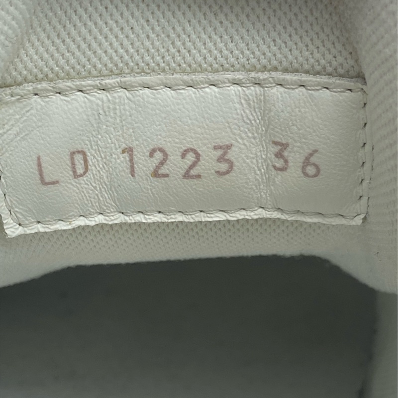 C01373 LV路易威登時尚潮流 低幫 生活休閒鞋  95新   36碼白藍-5