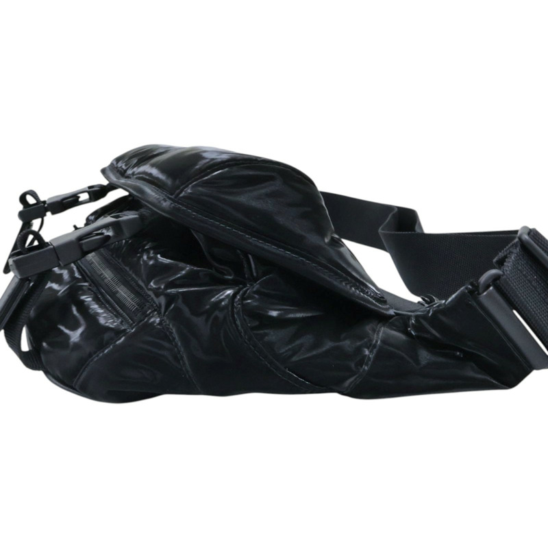 黑色 尼龍 Gaby Quilted 胸包 腰包【SAINT LAURENT YSL 聖羅蘭 】 758258-12