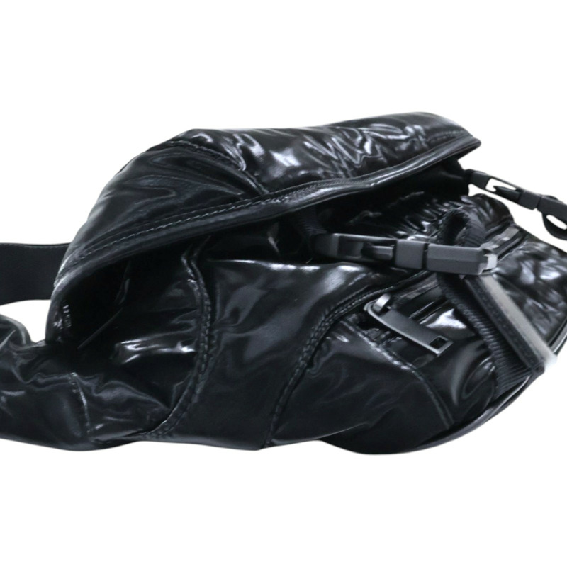 黑色 尼龍 Gaby Quilted 胸包 腰包【SAINT LAURENT YSL 聖羅蘭 】 758258-13