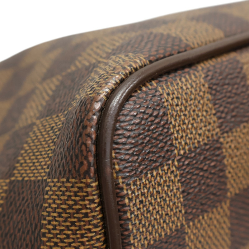 棕色 棋盤格 帆布 Bergamo MM 肩背包【LOUIS VUITTON LV 路易威登】 N41168-9