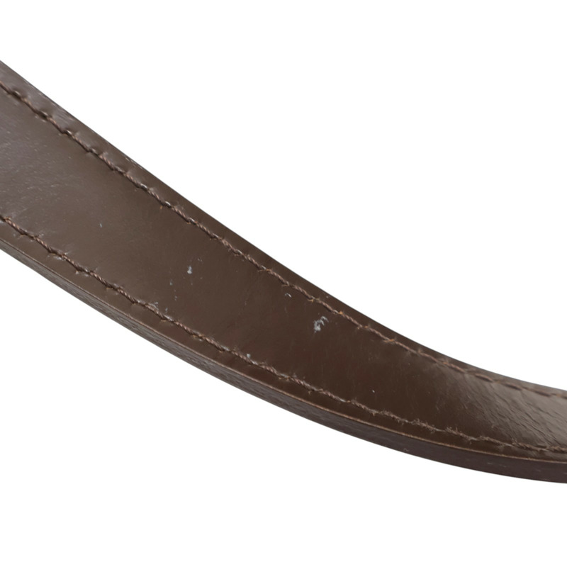 棕色 棋盤格 帆布 Bergamo MM 肩背包【LOUIS VUITTON LV 路易威登】 N41168-12