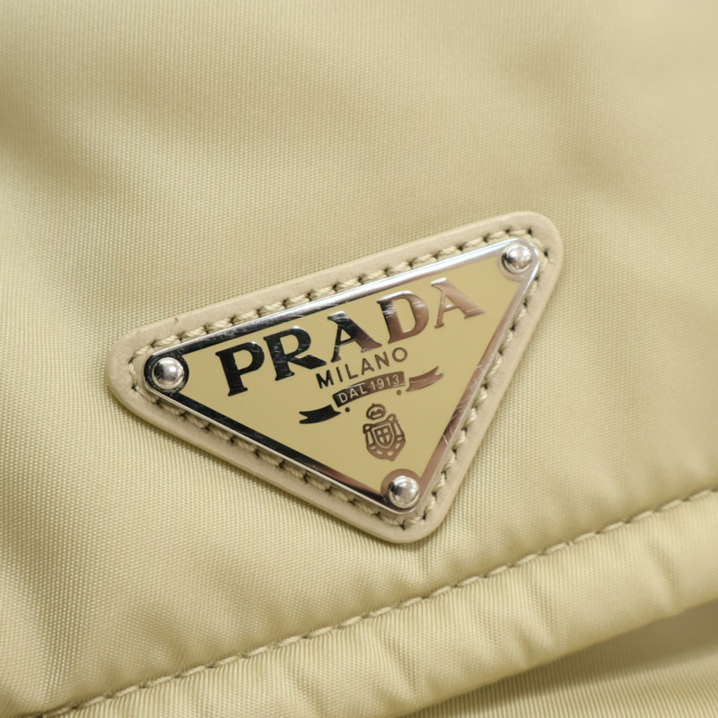 駝色 尼龍 Re-Nylon  肩背包 1BD313【PRADA 普拉達】 1BD313-5