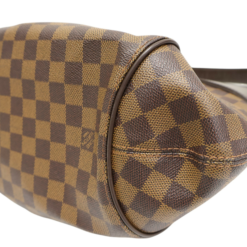 棕色 棋盤格帆布 Sistina MM 單肩包【LOUIS VUITTON LV 路易威登】 N41541-7