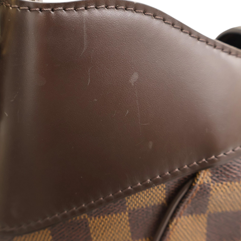 棕色 棋盤格帆布 Sistina MM 單肩包【LOUIS VUITTON LV 路易威登】 N41541-9