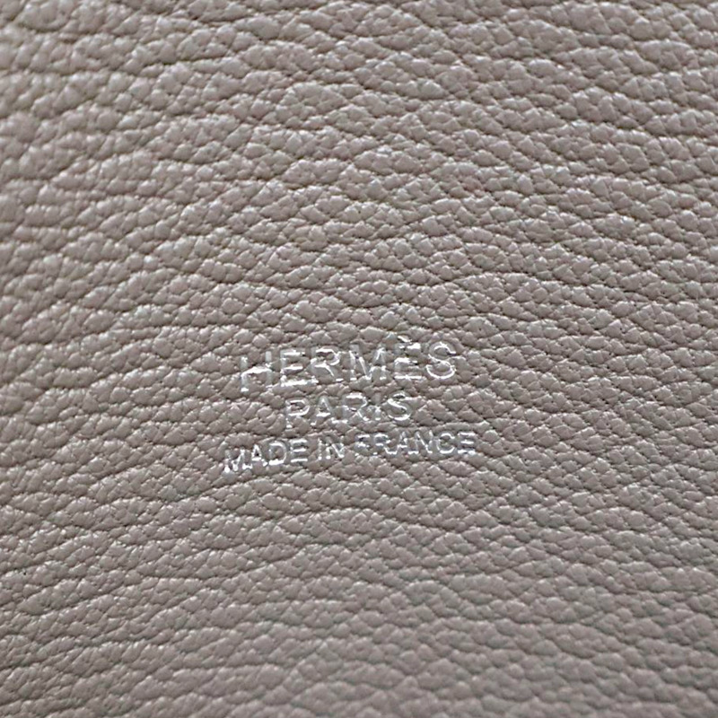 大象灰/錫器灰 TC牛皮 Jypsiere 28 肩背包 口Q刻 銀扣【HERMES 愛馬仕】 H061784CK-4