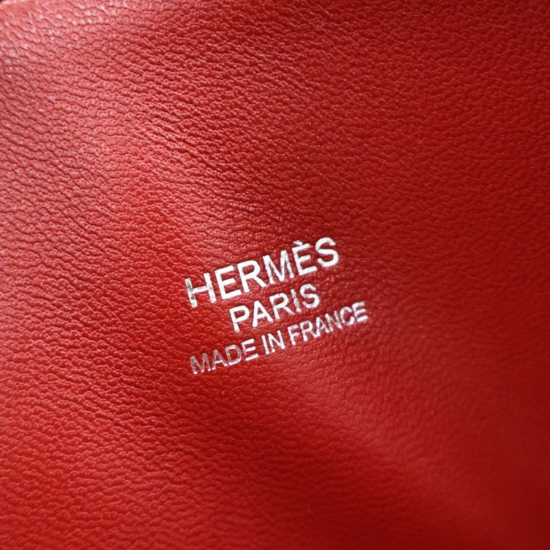 胭脂紅 TC牛皮 Bolide 31 柏莉包 兩用包 口R刻 銀扣【HERMES 愛馬仕】 口R/K1色/PHW-3