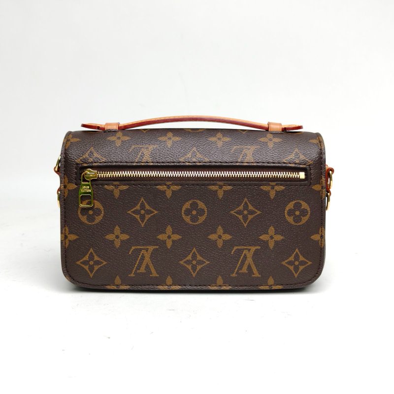 LOUIS VUITTON MetisPochetteEastWest橫版郵差包老花金扣晶片肩背包-2