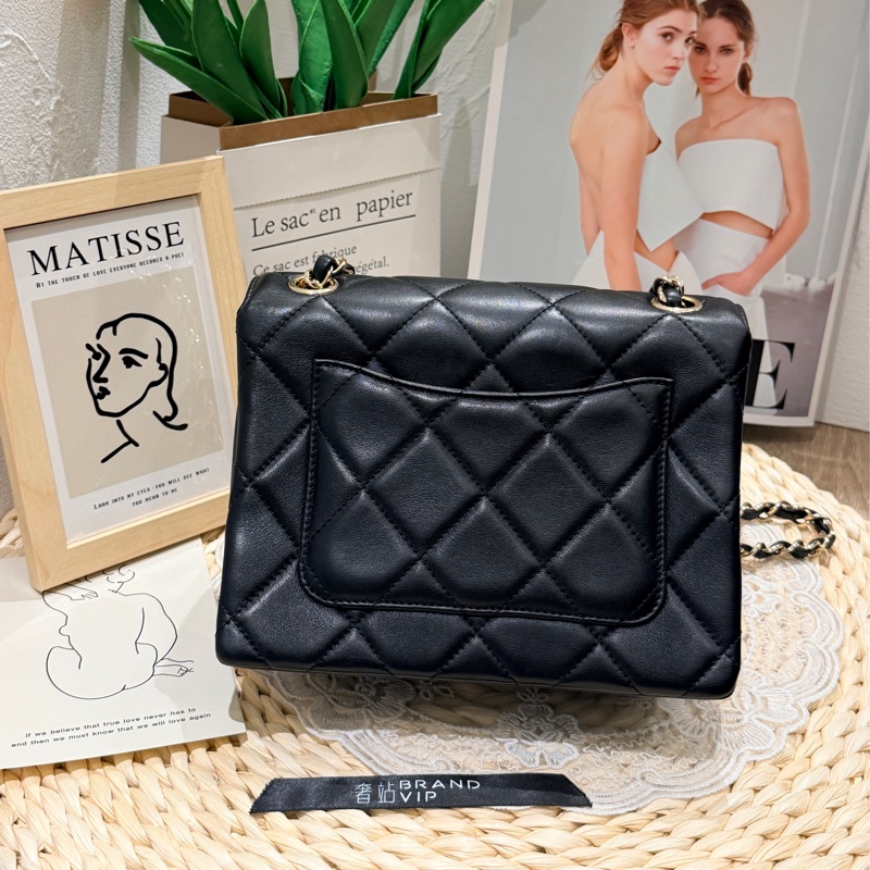 Chanel Mini Square Flap Bag 方胖子（98%New附塵袋、盒、卡、貼）-1