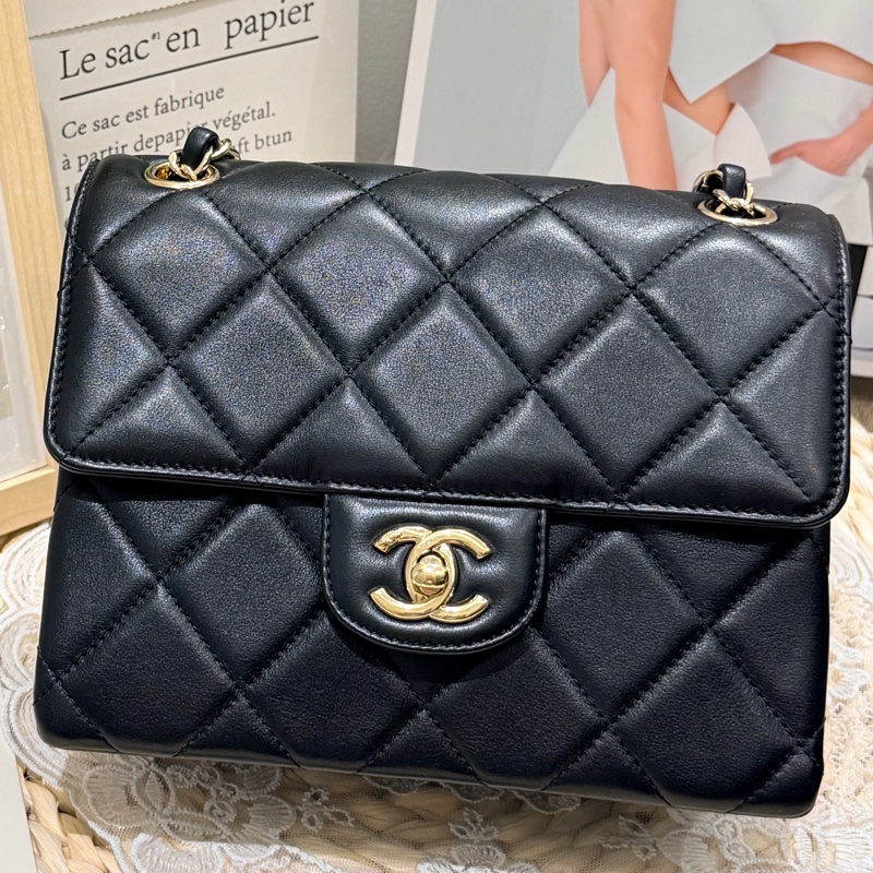 Chanel Mini Square Flap Bag 方胖子（98%New附塵袋、盒、卡、貼）-6