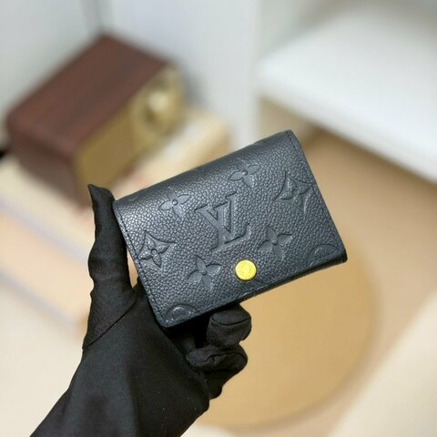🏷LV 路易威登．黑壓紋卡包名片夾 M58456