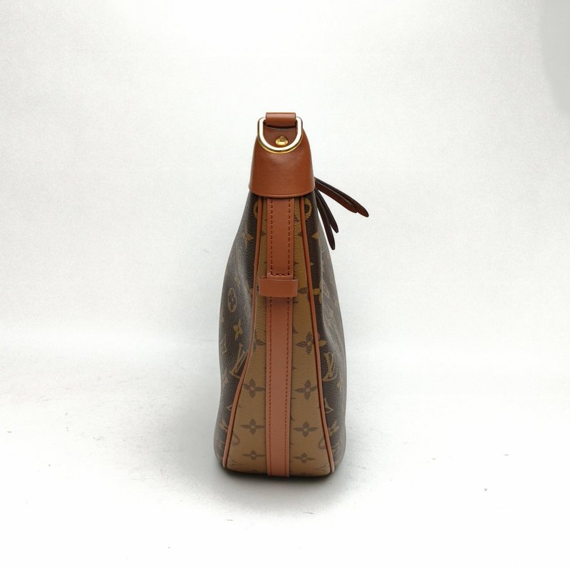 LOUIS VUITTON LoopHobo大豌豆月亮包老花PVC晶片肩背包-1