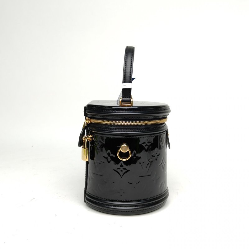 LOUIS VUITTON CANNES圓桶包黑色漆皮2019肩背包-3