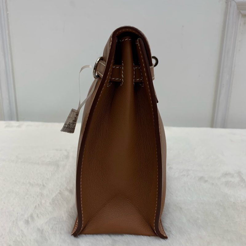 Hermes Kelly Danse金棕色 銀扣 保值-3
