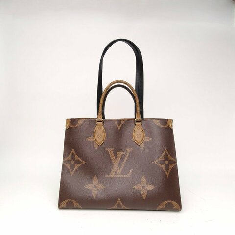 LOUIS VUITTON Onthego中號35老花PVC晶片肩背包