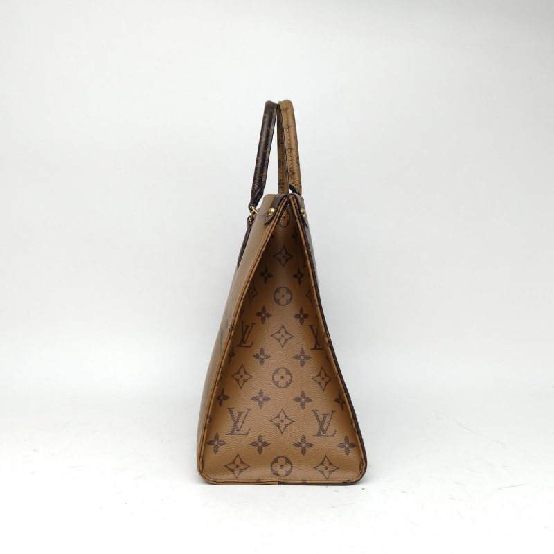LOUIS VUITTON Onthego中號35老花PVC晶片肩背包-3