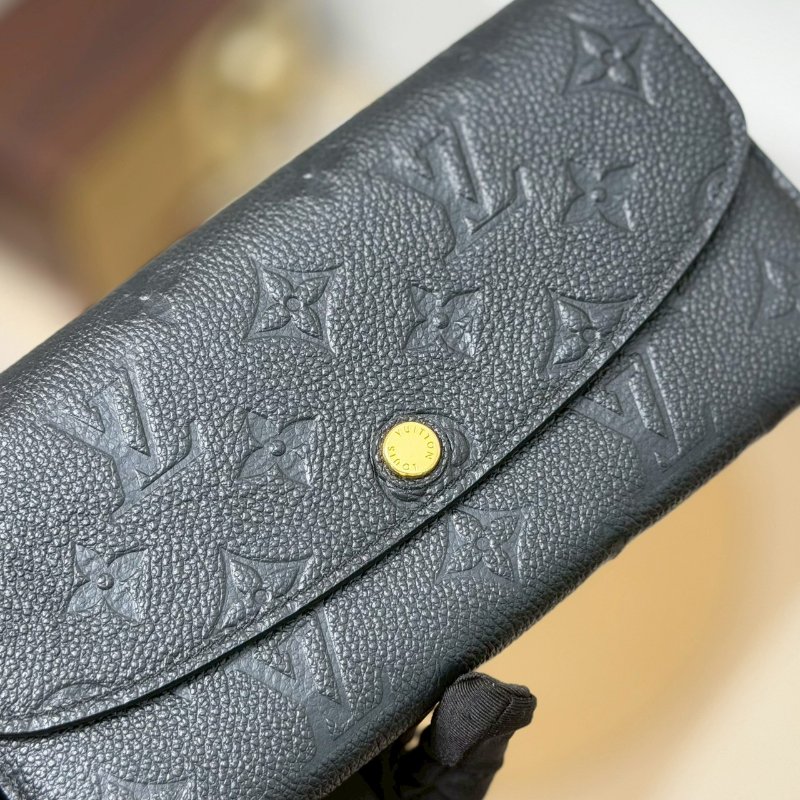 🏷LV 路易威登．Emilie 黑壓紋長夾 M62369-14
