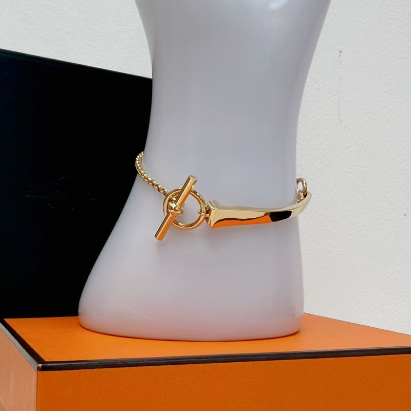Hermes Crudo Forges 愛馬仕18K玫瑰金手鏈-1