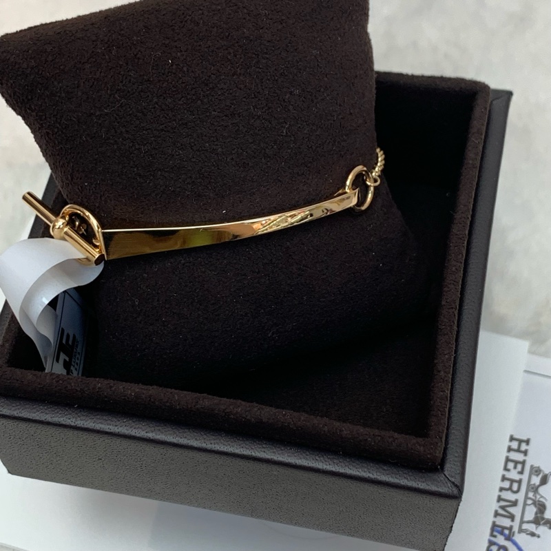 Hermes Crudo Forges 愛馬仕18K玫瑰金手鏈-5