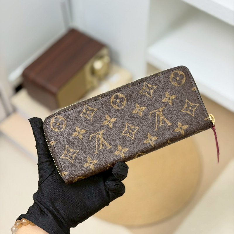 🏷LV 路易威登．Clémence 老花拉鍊長夾 芯片款 M60742-1