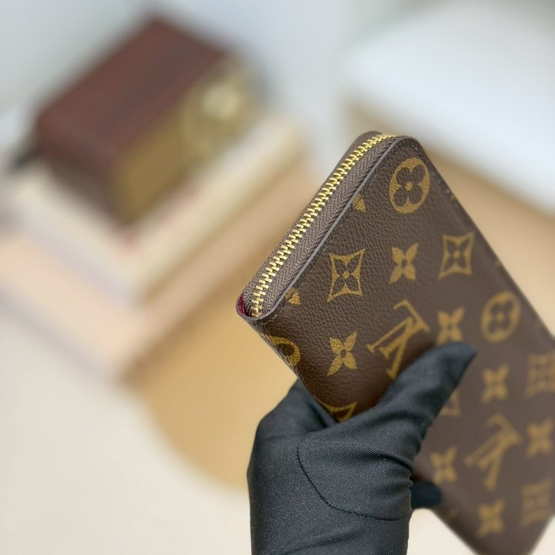 🏷LV 路易威登．Clémence 老花拉鍊長夾 芯片款 M60742-4