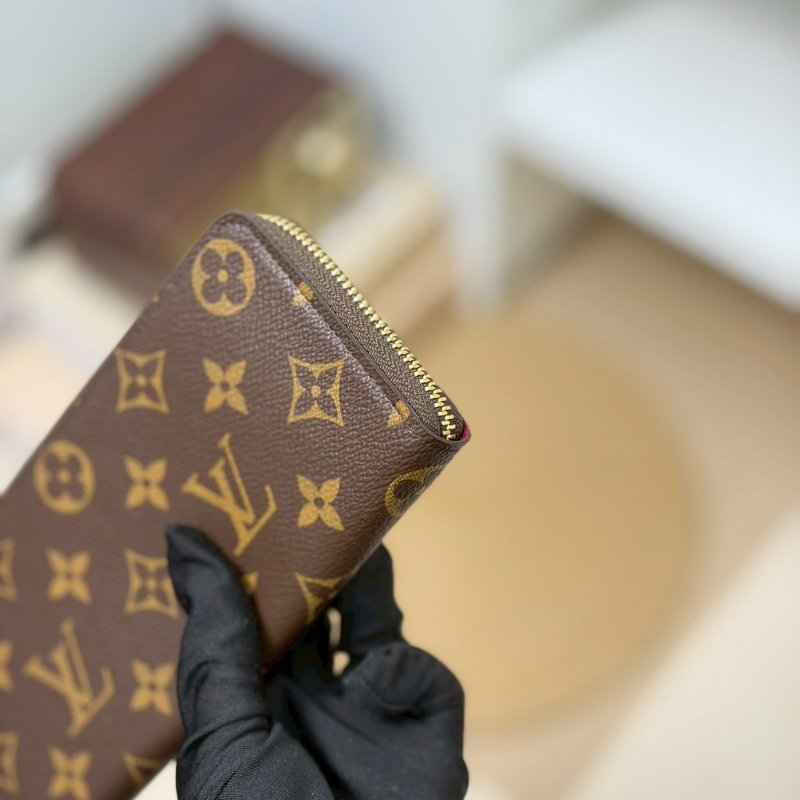 🏷LV 路易威登．Clémence 老花拉鍊長夾 芯片款 M60742-7