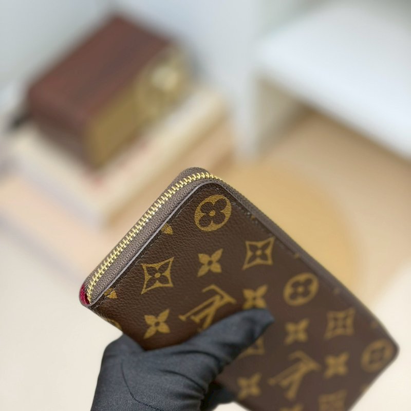 🏷LV 路易威登．Clémence 老花拉鍊長夾 芯片款 M60742-8