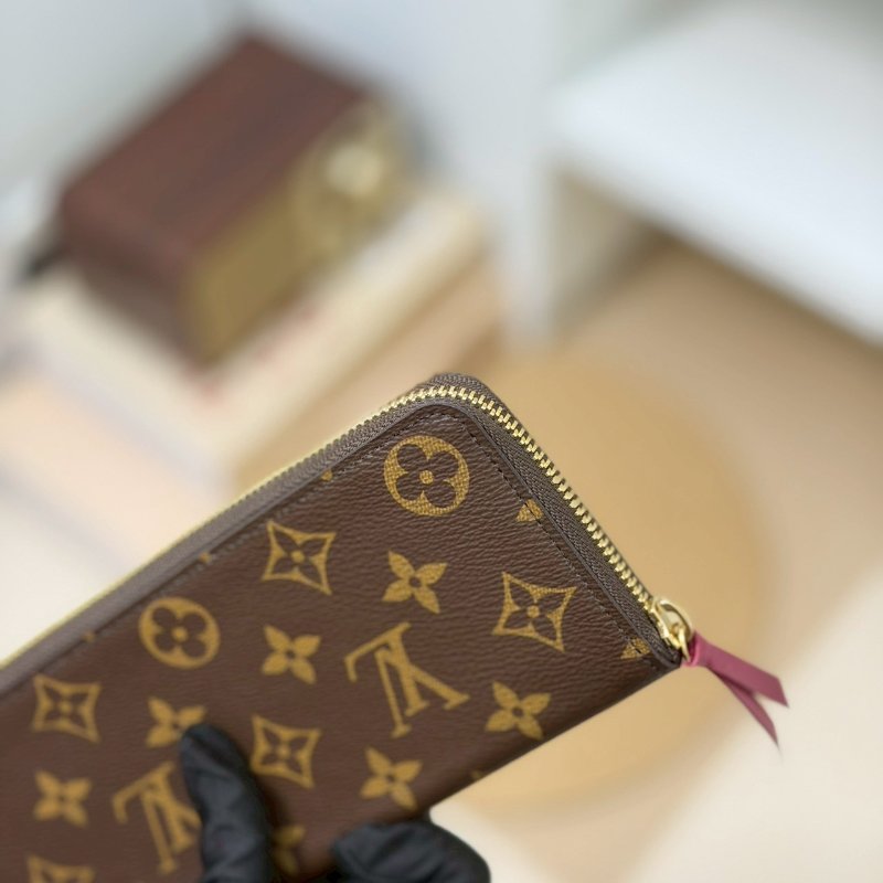 🏷LV 路易威登．Clémence 老花拉鍊長夾 芯片款 M60742-9