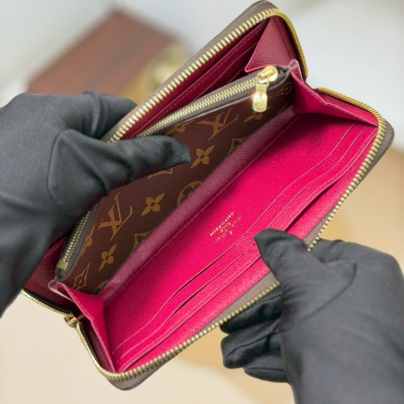 🏷LV 路易威登．Clémence 老花拉鍊長夾 芯片款 M60742-18