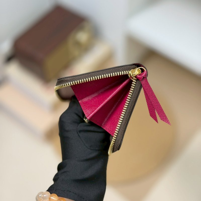 🏷LV 路易威登．Clémence 老花拉鍊長夾 芯片款 M60742-21