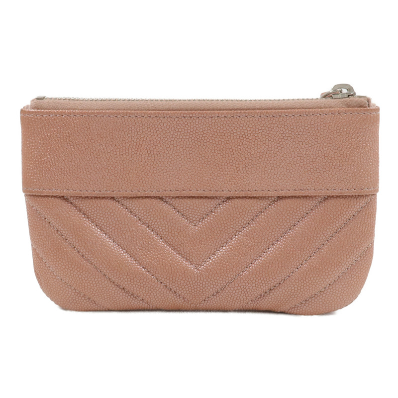 CHANEL 牛皮皮革Zip Mini Pouch手拿包-2