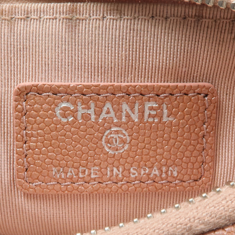 CHANEL 牛皮皮革Zip Mini Pouch手拿包-6