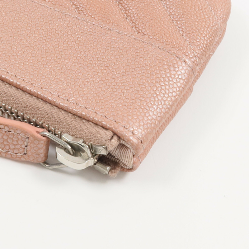 CHANEL 牛皮皮革Zip Mini Pouch手拿包-15