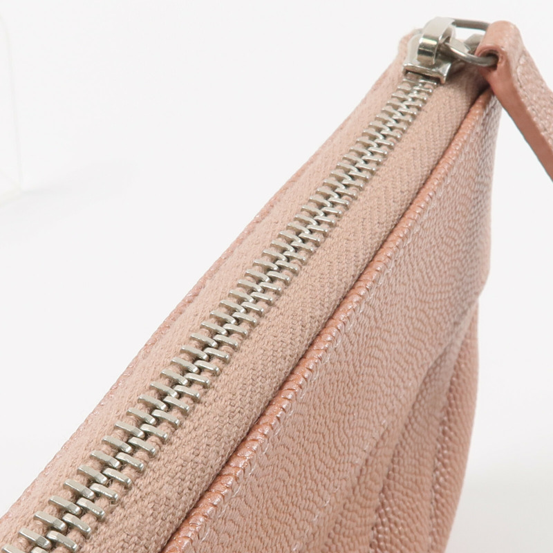 CHANEL 牛皮皮革Zip Mini Pouch手拿包-17