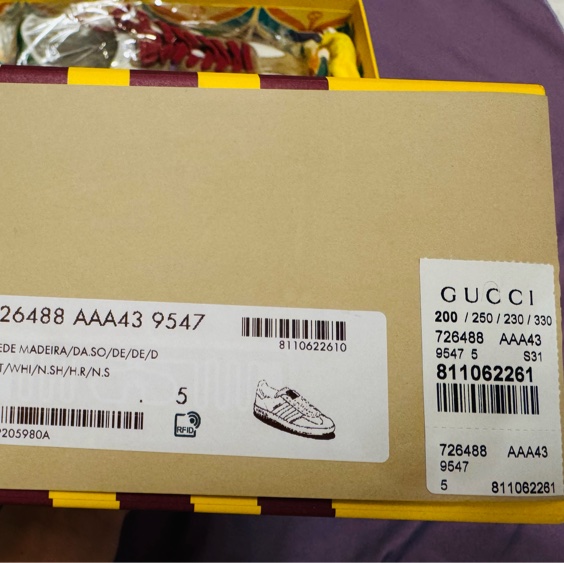 Gucci Adidas聯名款球鞋/尺寸US6.5-15