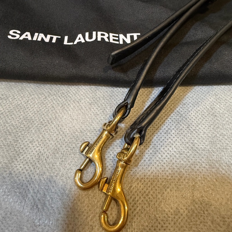 Ysl 九新鱷魚壓紋手提斜背包17/18/8-7