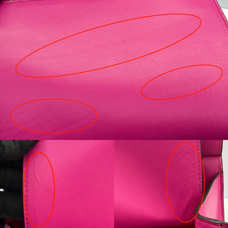 FERRAGAMO  粉色GANCINI手提斜背2WAY包-8
