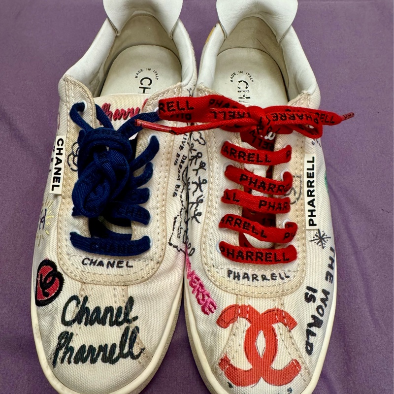 二手Chanel 香奈兒 限量款休閒鞋 尺寸37-1