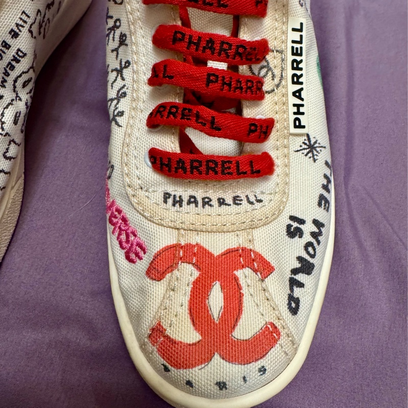 二手Chanel 香奈兒 限量款休閒鞋 尺寸37-4