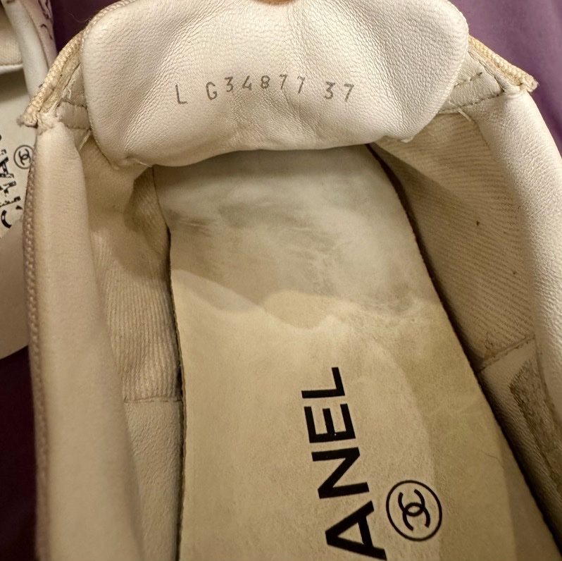 二手Chanel 香奈兒 限量款休閒鞋 尺寸37-7