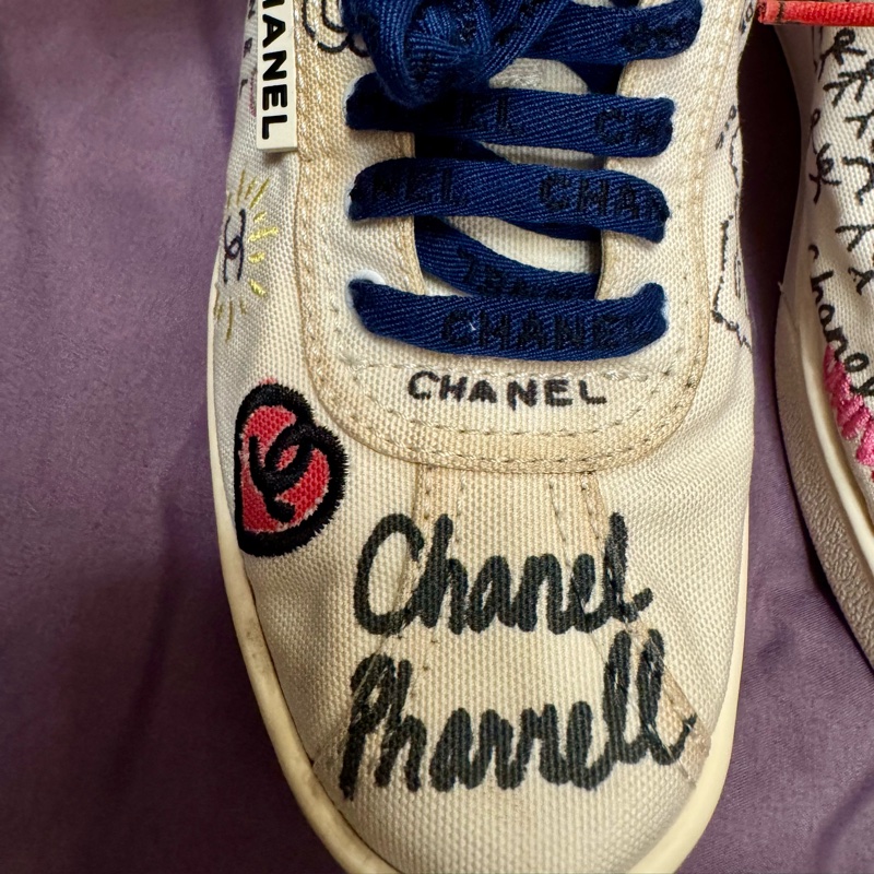 二手Chanel 香奈兒 限量款休閒鞋 尺寸37-17
