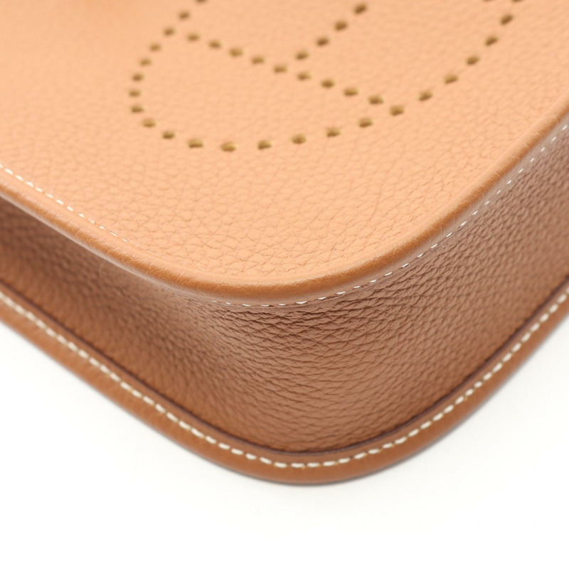 愛馬仕 Evelyne TPM Amazon 單肩斜背包 B Taurillon Clemence 金 SHW-5