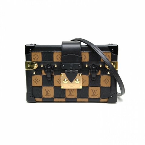 LOUIS VUITTON PETITEMALLE月光寶盒2019拼色老花肩背包