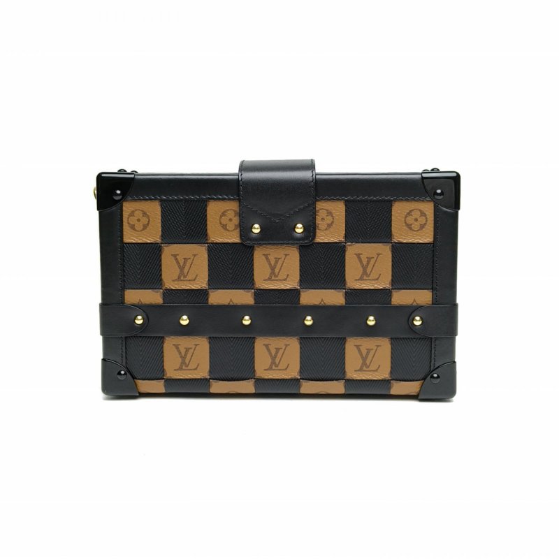 LOUIS VUITTON PETITEMALLE月光寶盒2019拼色老花肩背包-2