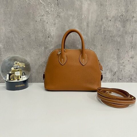 Hermes Mini bolide 金棕金 W刻