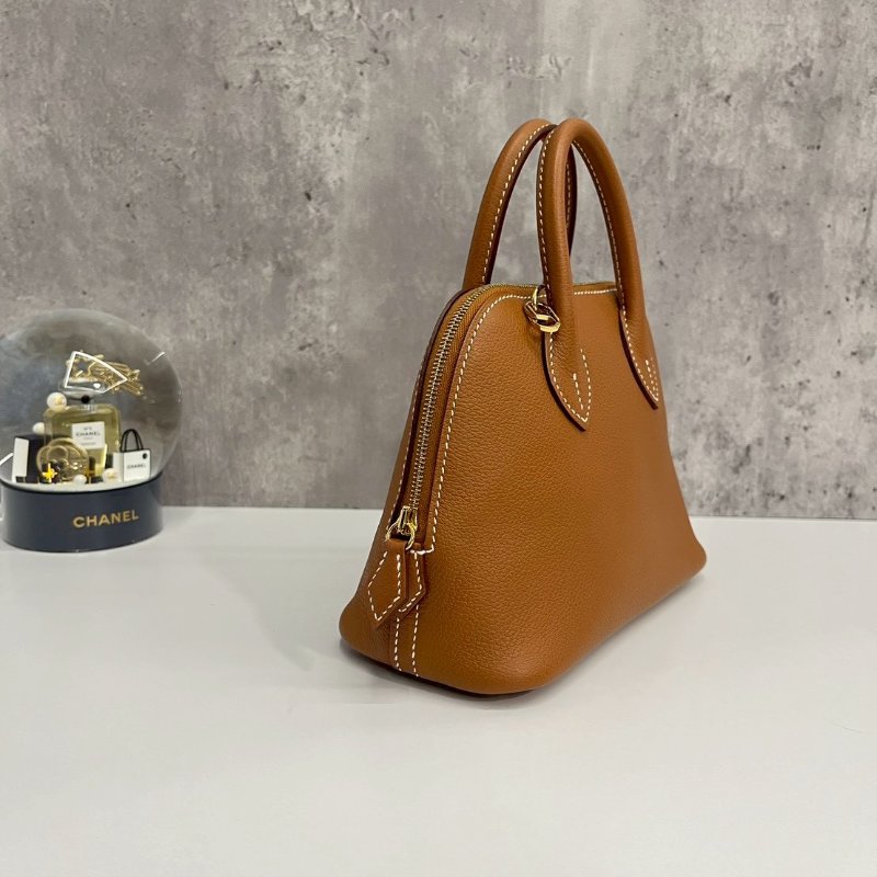 Hermes Mini bolide 金棕金 W刻-6